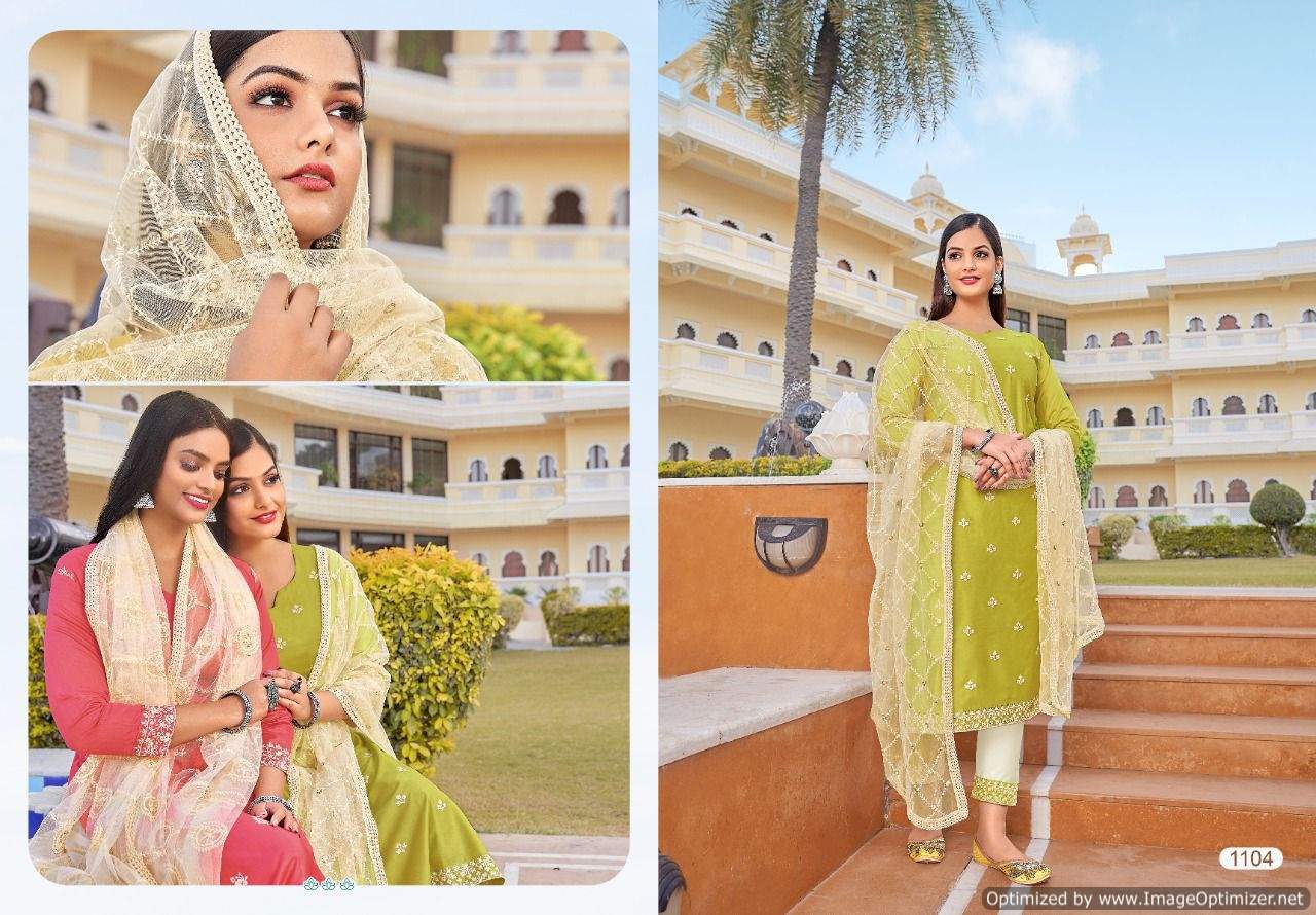 Kasmeera Kasino Exclusive Festive Wear Lucknowi Work Ready Made Collection